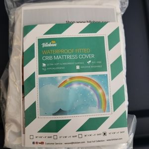 Waterproof crib mattress cover